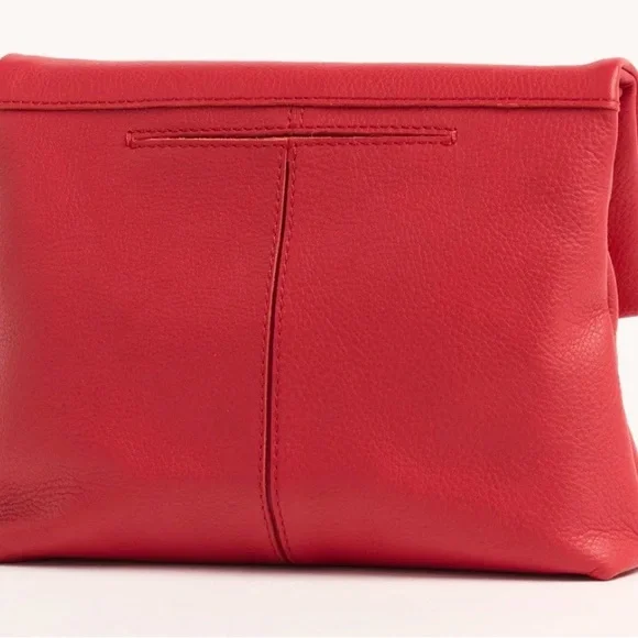 Hammitt Scarlet Clutch with Gold Accents - Picture 2 of 4
